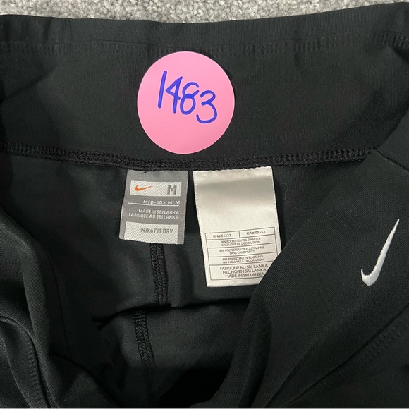 vintage nike capri pants womens medium black cropped wide leg y2k 90s - Picture 8 of 12